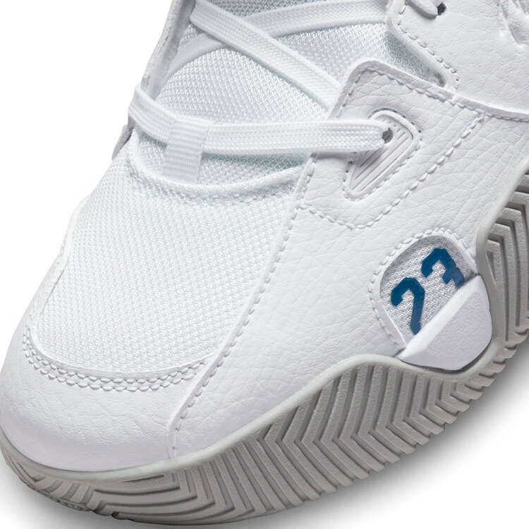 Jordan Stay Loyal 2 Basketball Shoes, White/Blue, rebel_hi-res