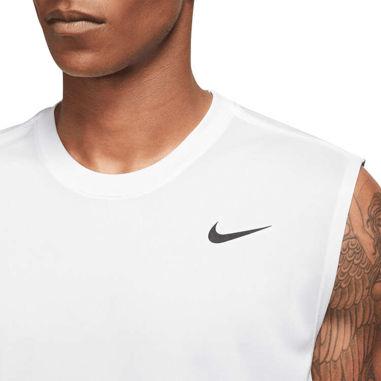 Nike Mens Dri-FIT Legend Reset Tank, White, rebel_hi-res