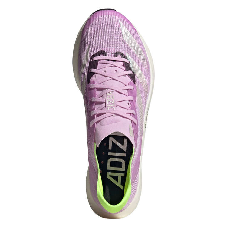 adidas Adizero Takumi Sen 10 Womens Running Shoes, Purple/Green, rebel_hi-res