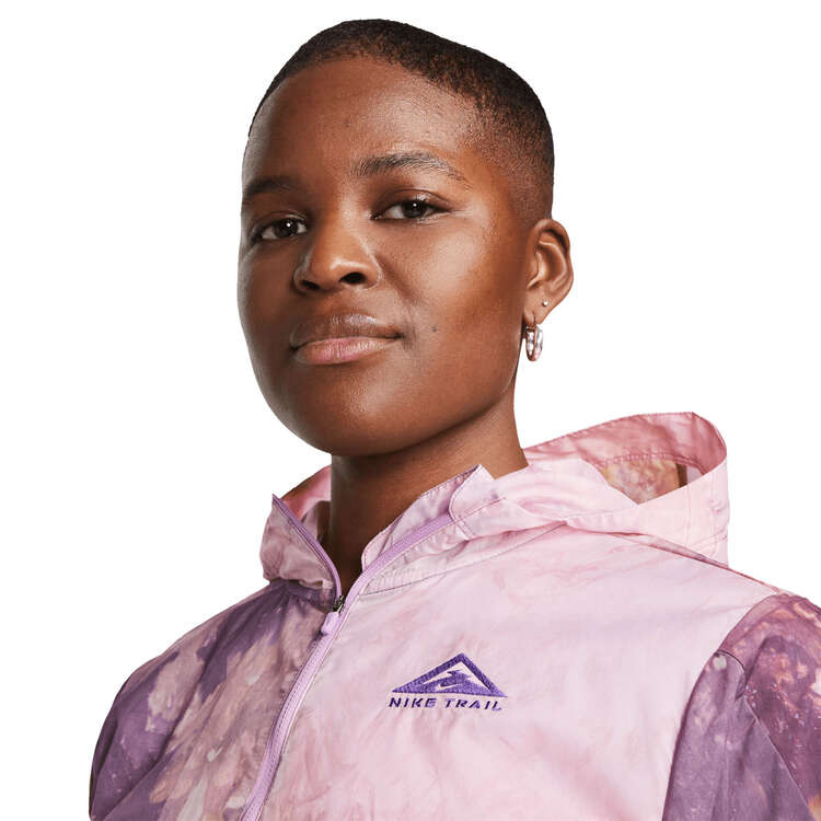 Nike Womens Repel Trail Running Jacket, Purple, rebel_hi-res