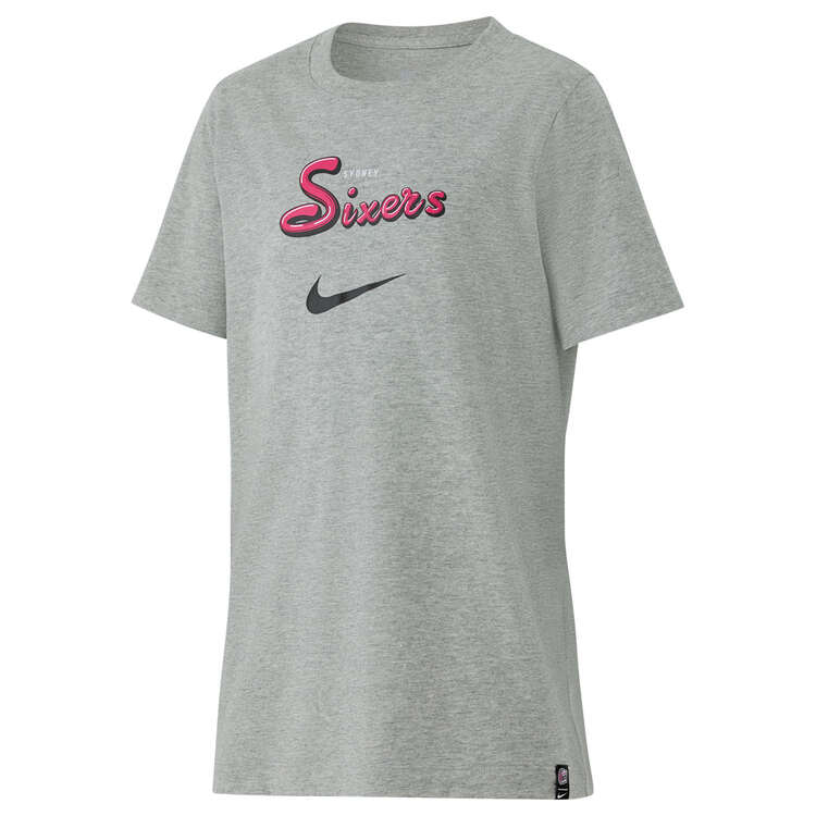 Nike Youth Sydney Sixers Graphic Tee, Grey, rebel_hi-res
