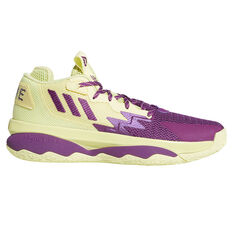 adidas Dame 8 Basketball Shoes Yellow US 7, Yellow, rebel_hi-res