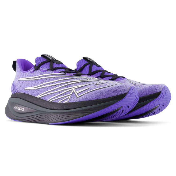 New Balance FuelCell SC Elite V3 Mens Running Shoes, Purple/Black, rebel_hi-res