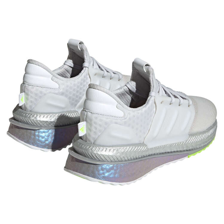 adidas X_PLR Boost Womens Casual Shoes, Silver/Lime, rebel_hi-res