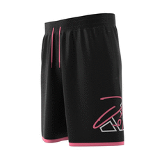adidas Mens Dame D.O.L.L.A Extply Basketball Shorts Black L, Black, rebel_hi-res
