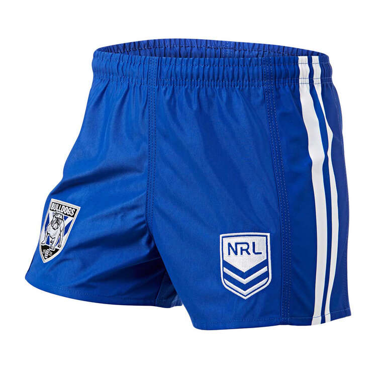 Canterbury-Bankstown Bulldogs Mens Home Supporter Shorts Blue S, Blue, rebel_hi-res