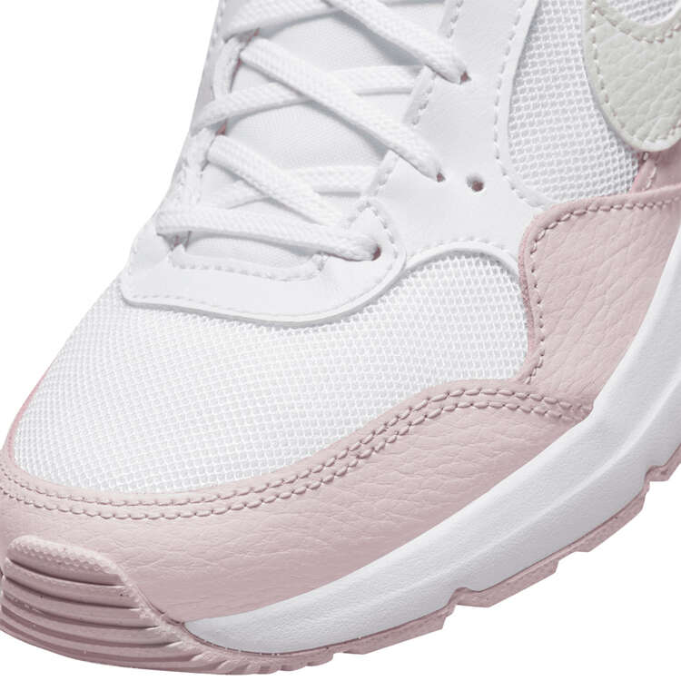 Nike Air Max SC GS Kids Casual Shoes, White/Pink, rebel_hi-res