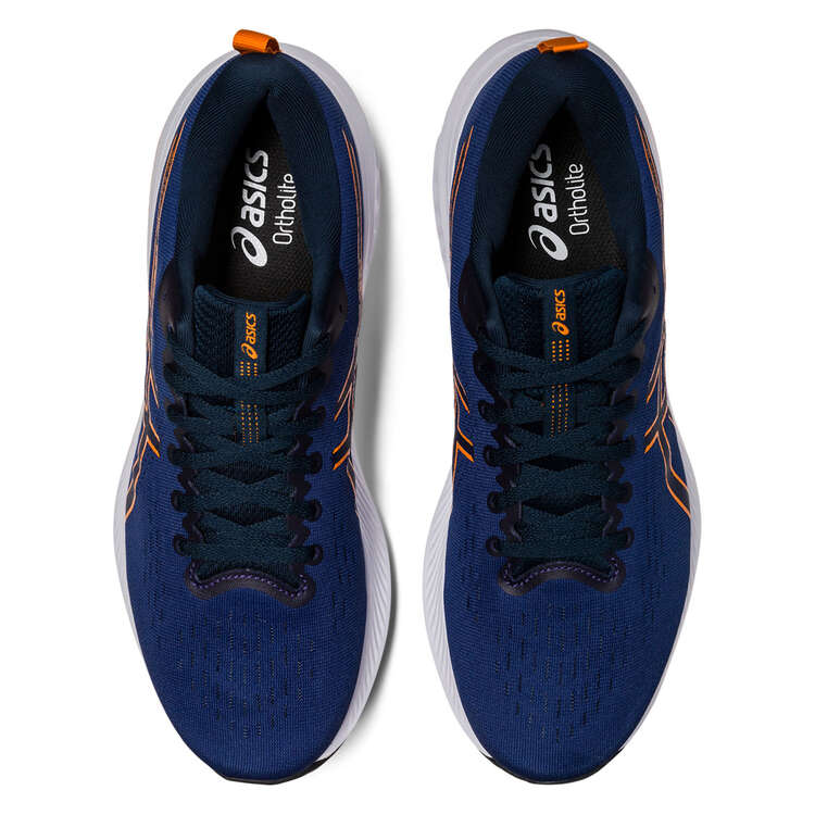 Asics GEL Excite 10 Mens Running Shoes, Navy/Orange, rebel_hi-res
