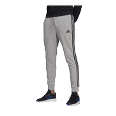 adidas Mens Essentials Fleece Tapered Cuff Pants Grey XS, Grey, rebel_hi-res