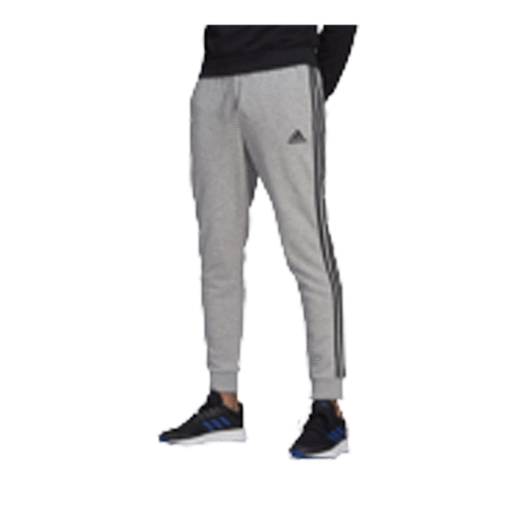 adidas Mens Essentials Fleece Tapered Cuff Pants, Grey, rebel_hi-res