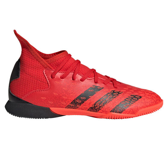 adidas Predator Freak .3 Kids Indoor Soccer Shoes, Red, rebel_hi-res