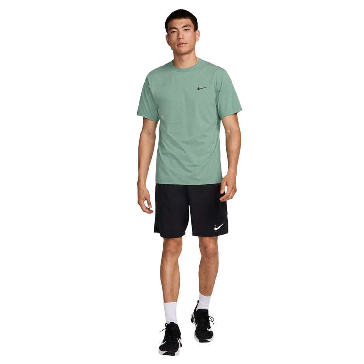 Nike Mens Dri-FIT UV Hyverse Fitness Tee, Green, rebel_hi-res