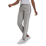 adidas Womens Essentials 3-Stripes Slim Fleece Track Pants, , rebel_hi-res