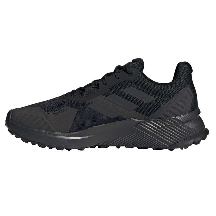 adidas Terrex Soulstride Mens Trail Running Shoes Black/Grey 7, Black/Grey, rebel_hi-res