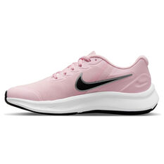 Nike Star Runner 3 GS Kids Running Shoes, Pink/Black, rebel_hi-res