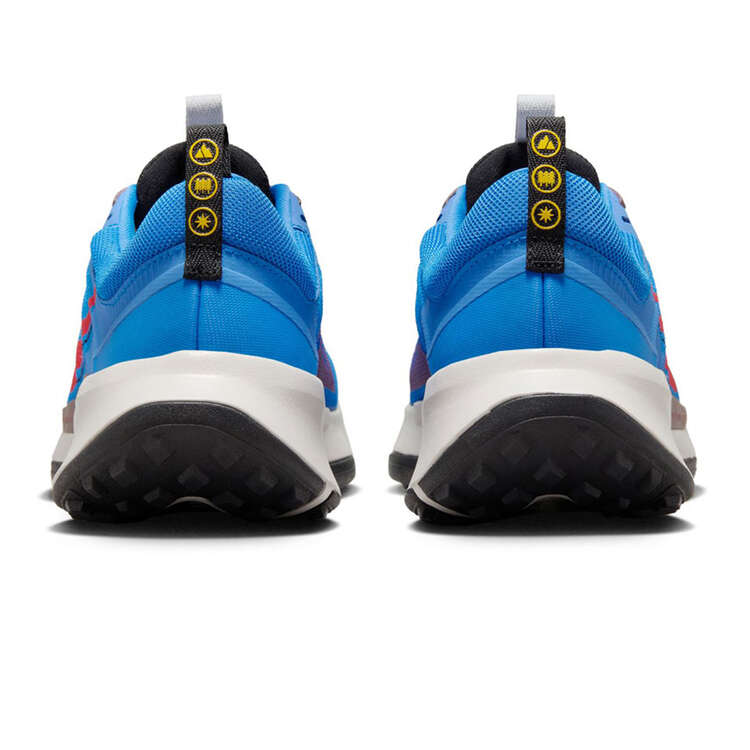 Nike Juniper Trail 2 Next Nature Mens Trail Running Shoes, Blue/Red, rebel_hi-res