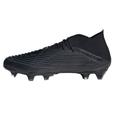adidas Predator Edge .1 Football Boots Black/White US Mens 5 / Womens 6, Black/White, rebel_hi-res