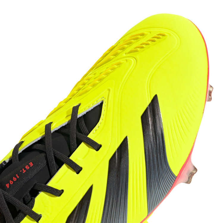 adidas Predator Elite Football Boots, Yellow/Black, rebel_hi-res