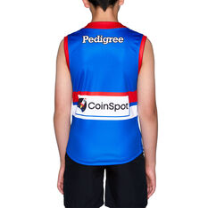 Western Bulldogs 2022 Kids Home Guernsey Blue/Red 6, Blue/Red, rebel_hi-res