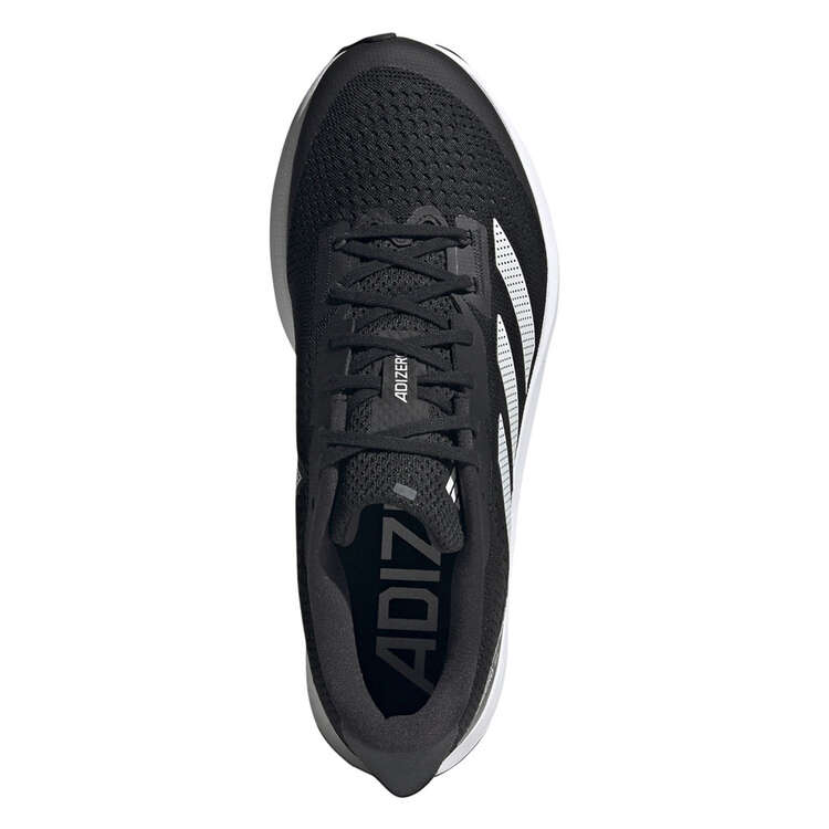 adidas Adizero SL Mens Running Shoes, Black/White, rebel_hi-res