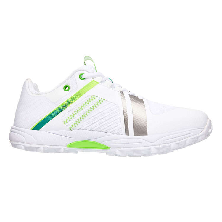 Kookaburra Pro 2.0 Rubber Cricket Shoes White/Lime US 7, White/Lime, rebel_hi-res