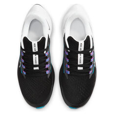 Nike Air Zoom Pegasus 38 GS Kids Running Shoes Black/Navy US 1, Black/Navy, rebel_hi-res