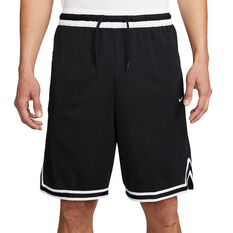 Nike Mens Dri-FIT DNA Basketball Shorts, Black/White, rebel_hi-res