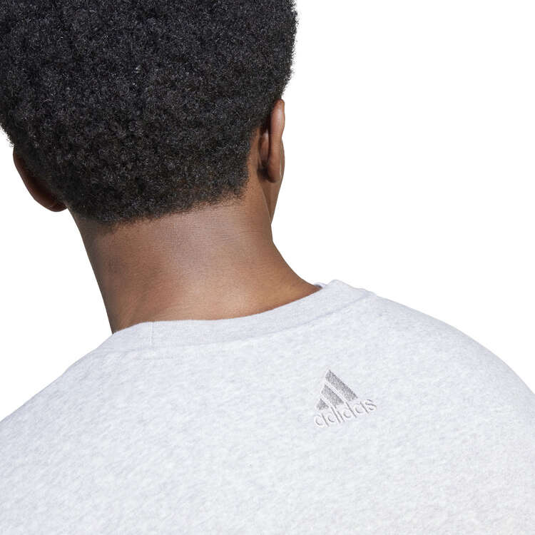 adidas Mens Essentials Fleece Big Logo Sweatshirt, Grey, rebel_hi-res