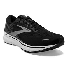 Brooks Ghost 14 2E Mens Running Shoes, Black/White, rebel_hi-res
