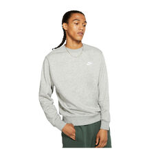 Nike Sportswear Mens Club Sweatshirt Grey XS, Grey, rebel_hi-res
