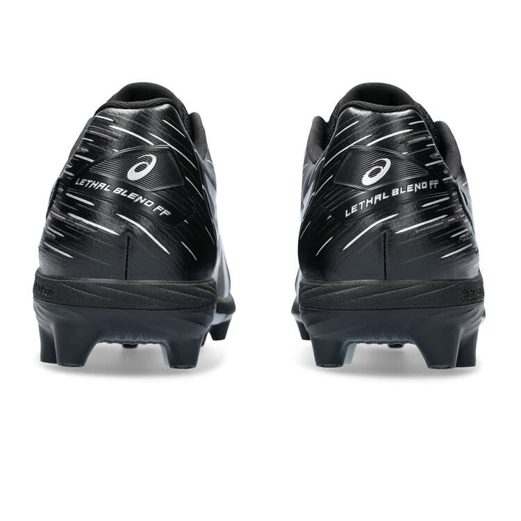 Asics Lethal Blend FF Football Boots, Black/Silver, rebel_hi-res
