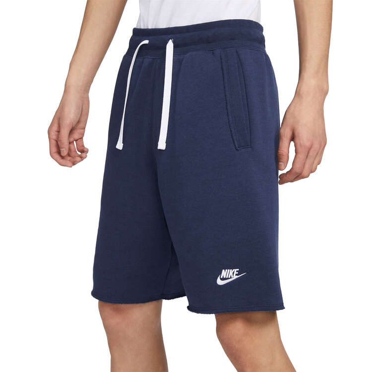 Nike Mens Club French Terry Alumni Shorts, Navy, rebel_hi-res