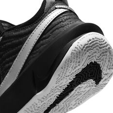 Nike Team Hustle D 10 Kids Basketball Shoes, Black, rebel_hi-res