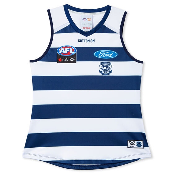 Geelong Cats 2022 Womens AFLW Guernsey, Navy/White, rebel_hi-res