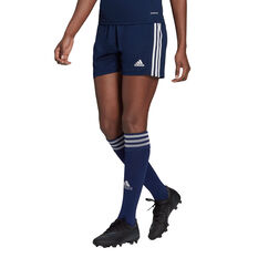 adidas Womens Squadra 21 Football Shorts Navy XS, Navy, rebel_hi-res