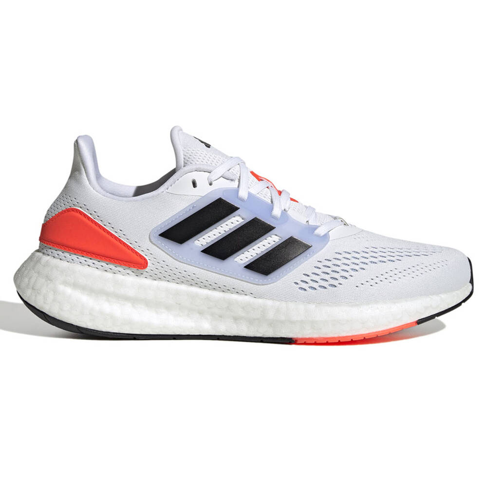 adidas Pureboost 22 Mens Running Shoes White/Black US 7 | Rebel Sport