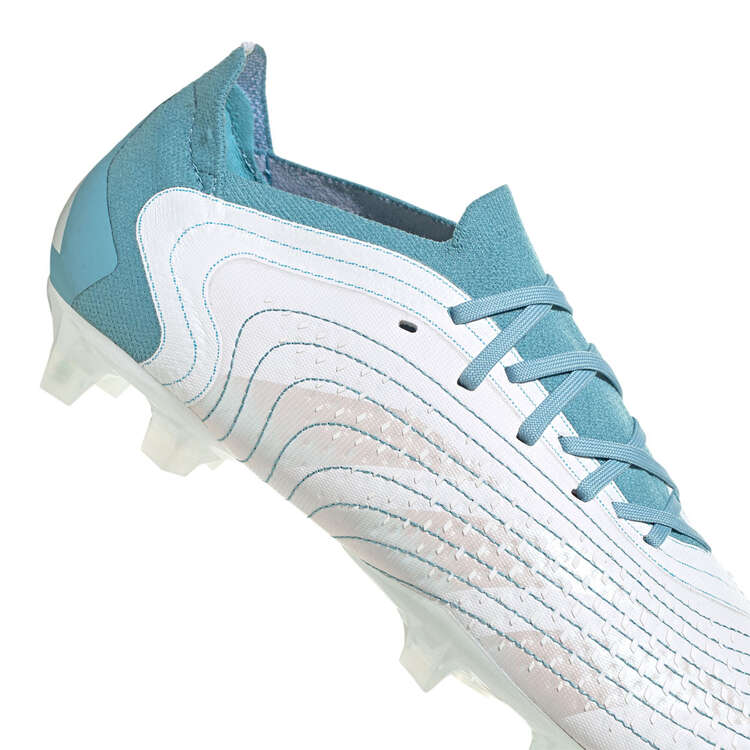adidas X Parley Predator Accuracy .1 Football Boots, White/Blue, rebel_hi-res