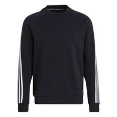 adidas Mens FI Sweatshirt Black S, Black, rebel_hi-res
