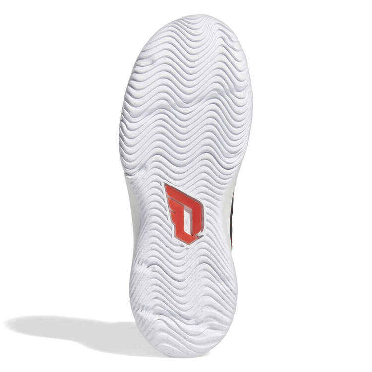 adidas Dame Certified Basketball Shoes, White/Red, rebel_hi-res