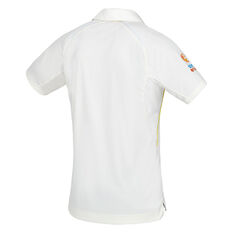 Cricket Australia 2021/22 Mens Test Replica Shirt White S, White, rebel_hi-res