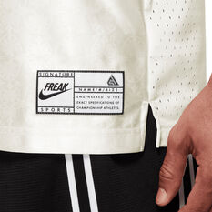 Nike Mens Dri-FIT Giannis Basketball Jersey, White, rebel_hi-res