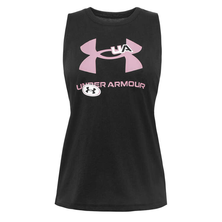 Under Armour Womens Graphic Muscle Tank, , rebel_hi-res
