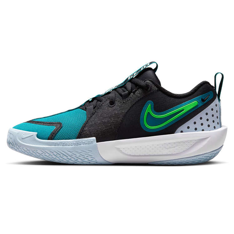 Nike Air Zoom G.T. Cut 3 GS Kids Basketball Shoes, Black/White, rebel_hi-res
