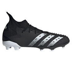 adidas Predator Freak .2 Football Boots Black US Mens 7 / Womens 8, Black, rebel_hi-res