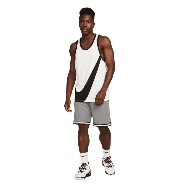 Nike Mens Dri-FIT Basketball Crossover Jersey, White, rebel_hi-res