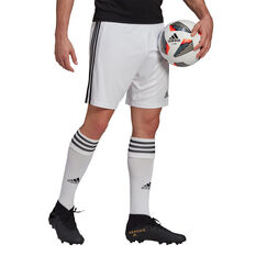 adidas Mens Squadra 21 Football Shorts, White, rebel_hi-res