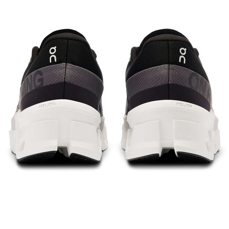 On Cloudmonster 2 Mens Running Shoes, Black/White, rebel_hi-res