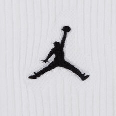 Nike Jordan Jumpman 3pk Crew Socks, White, rebel_hi-res