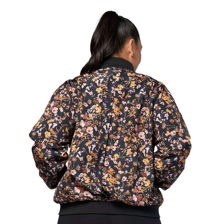 Ell/Voo Womens Inca Reversible Bomber Jacket, Print, rebel_hi-res