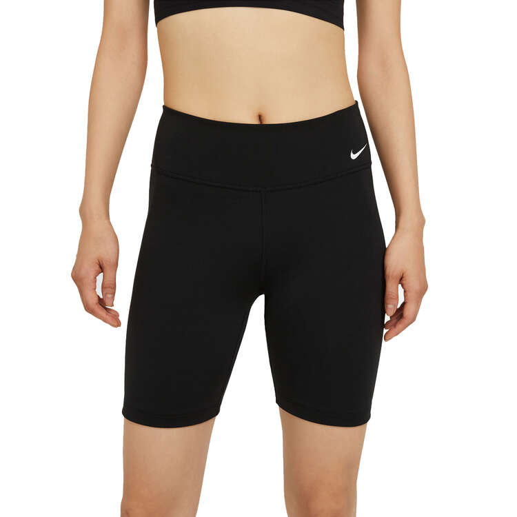 Nike One Womens Mid-Rise 7 inch Tights Black XS, Black, rebel_hi-res